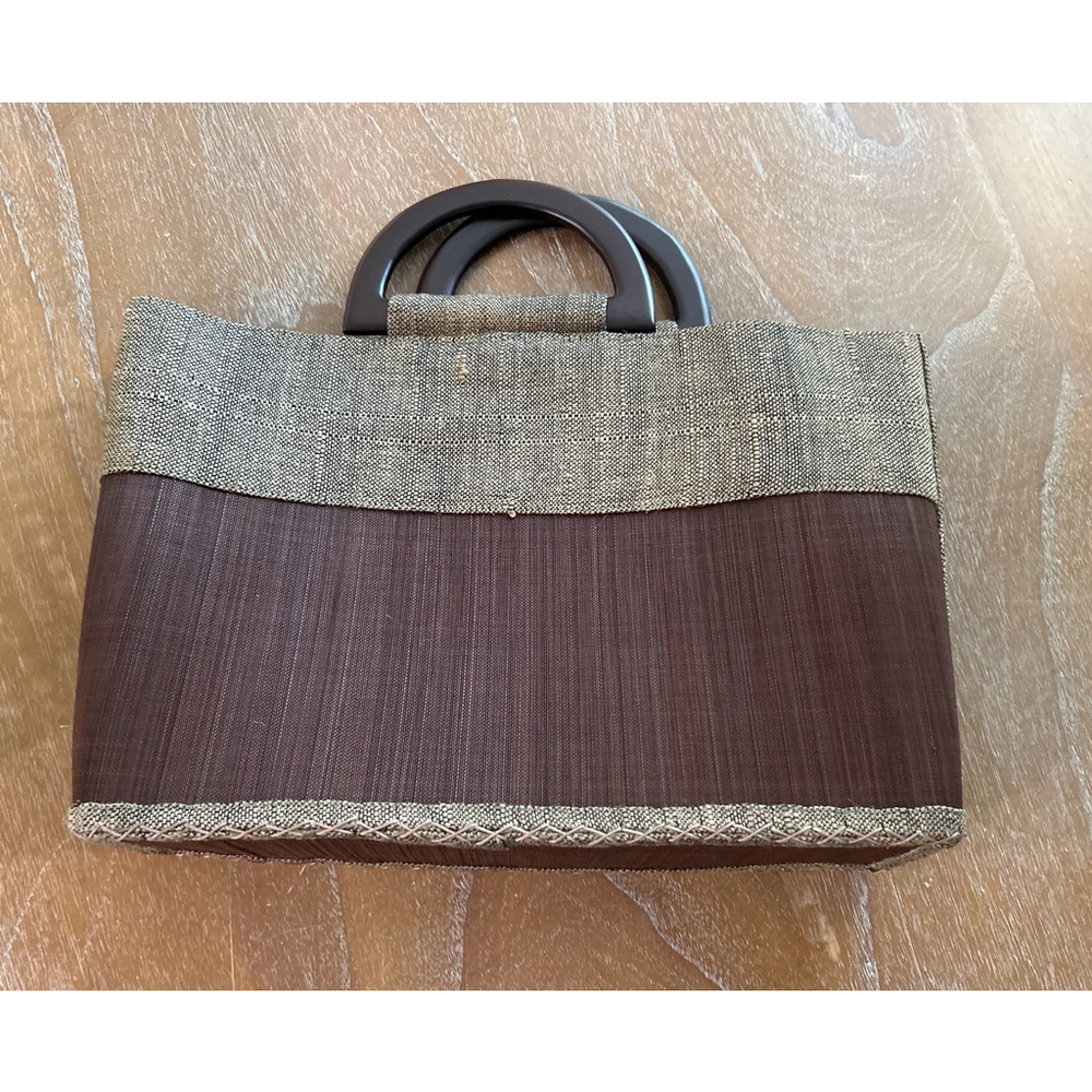 NEW TICO COLLECTION Artisanal Woven Fiber Summer Lined Tote 15X20”